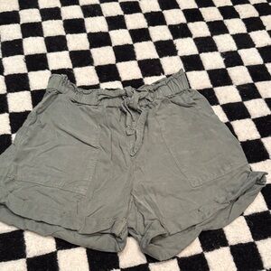 Aerie Olive Green paperbg Women's Shorts
